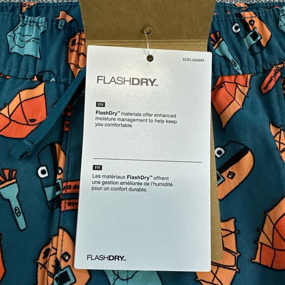The North Face Shorts Mens XXL Pull-on Allover Camping Print Class V New - Picture 6 of 16